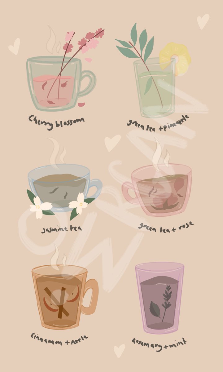 morgannasaur's tweet image. Some tea sticker designs #stickers #stickerexchange