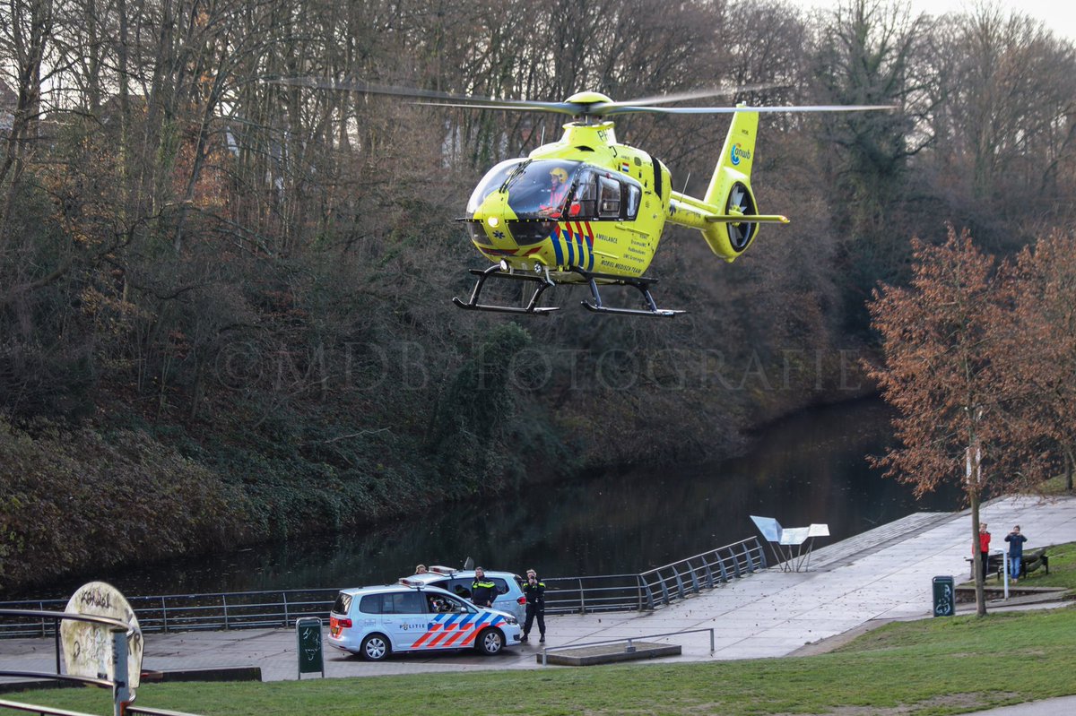 Melding traumahelikopter Elleboogstraat Hilversum