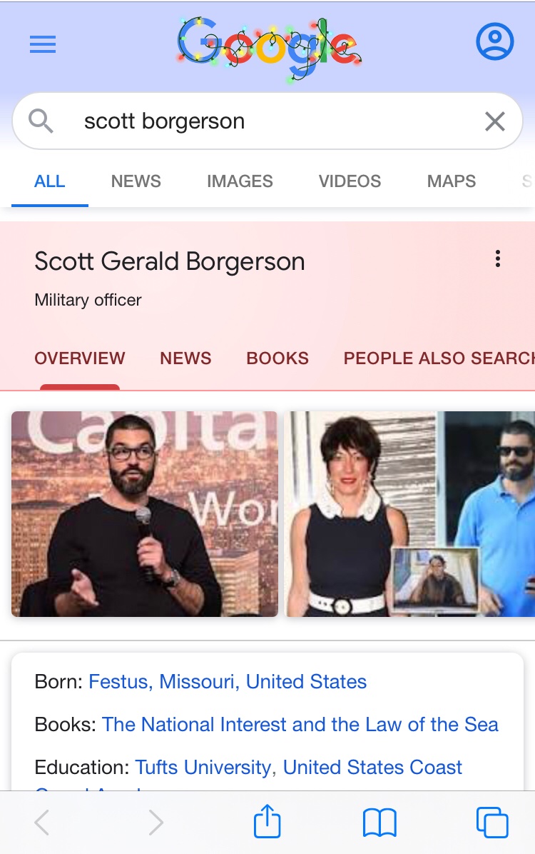 How about Scott showing up as Military Officer with a quick Google search?