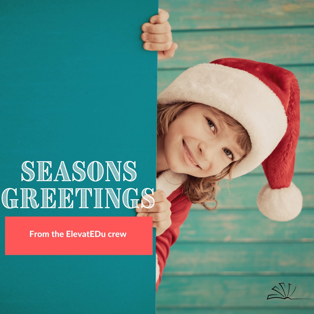 TheElevatEDu_'s tweet photo. Season’s Greetings. Take a moment to reflect on the wonder this time of year brings.
#seasonsgreetings
#happyholidays
#Elevatedu📖 https://t.co/MjzeO4snKF