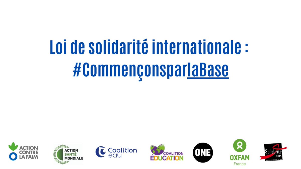 🚨[COMMUNIQUÉ]
la loi de lutte contre les inégalités mondiales est enfin sortie ⏰ 
Une avancée pour les #ODD mais il faut encore étendre les projections 💰 et consacrer au moins 50% de l'APD aux services sociaux de base!
#CommençonsparlaBase
➡️ bit.ly/34e6gw7