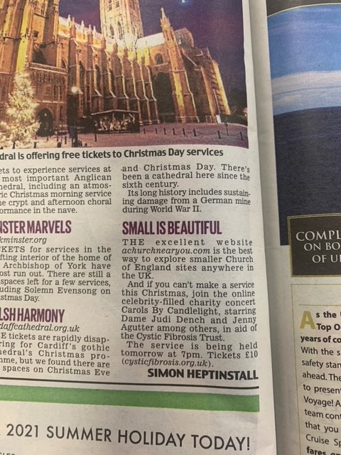 IWRehman's tweet photo. Join Dame Judi Dench, @4JennyAgutter and others tomorrow 7pm for #CBC2020 in mem of Alice Martineau, a much-loved &amp; talented singer with #cysticfibrosis who died in 2003 

Piece in @DailyMailUK today

Not too late buy tickets! Proceeds go to @cftrust 👇

https://t.co/zPgqYeDr3q https://t.co/9i07eAwxg6