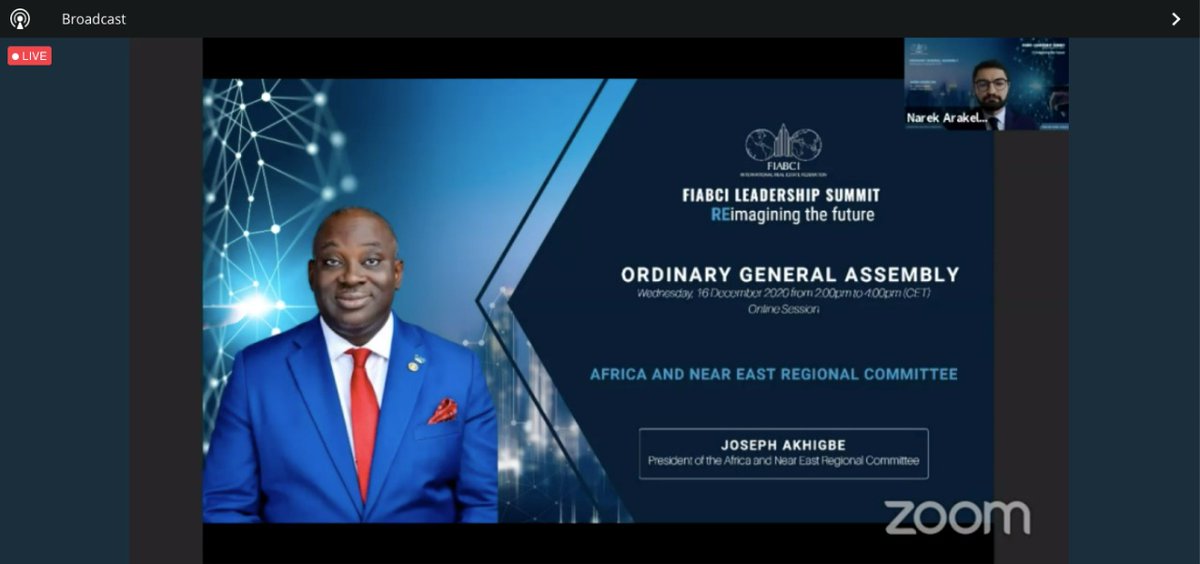 FIABCI's tweet image. #Day6 Regional Division Reports from Joseph Akhigbe (Africa and Near East Regional Committee), Eric Van Hoorde (Americas Regional Committee), Soelaeman Soemawinata (Asia-Pacific Regional Committee), and Michael Heming (European Regional Committee). #FIABCI #LS2020