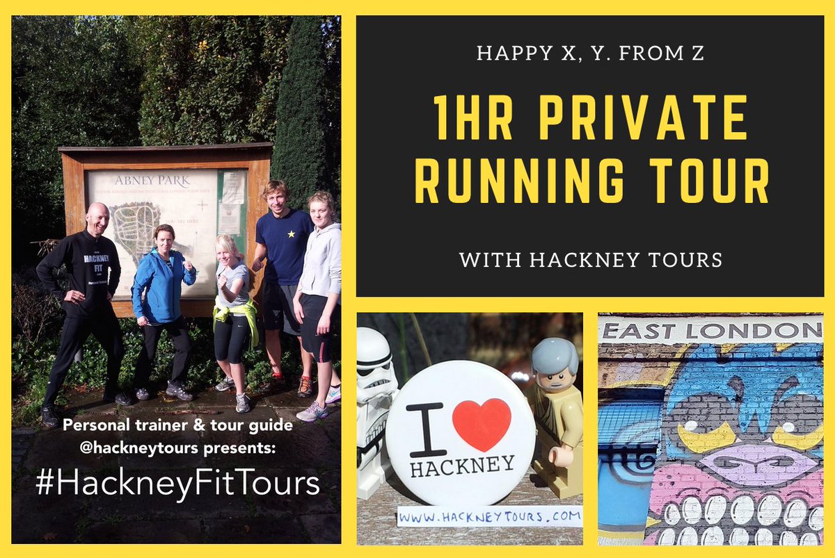 hackneytours's tweet photo. Looking something different, for someone special? Get them their own private walking or running tour with award-nominated Hackney Tours. #HackneyDifferent #fitness https://t.co/8IG4PKPGAh