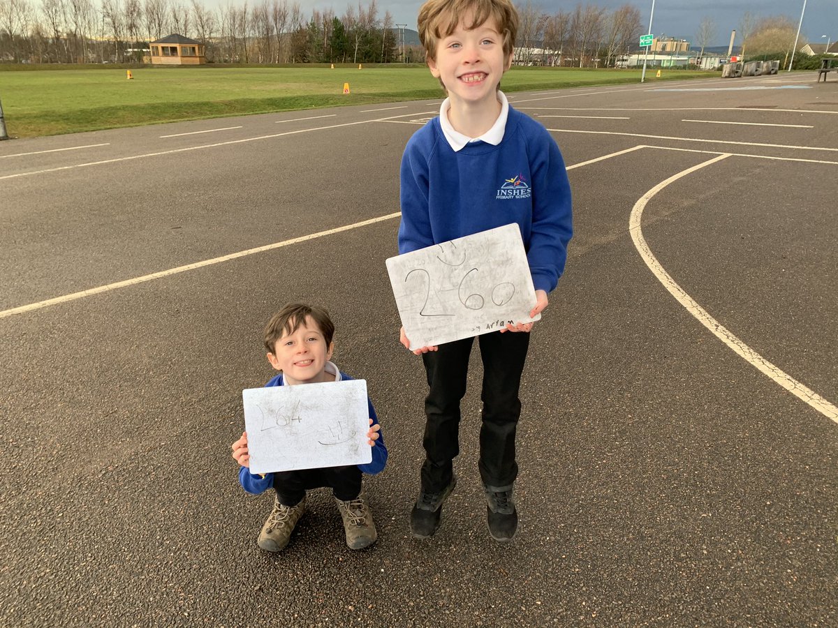 InshesP4's tweet photo. We took our numeracy outdoors today to work on our rounding skills. Our farmers had to round the “sheep” into the correct field! #outdoornumeracy https://t.co/NnjpZml917