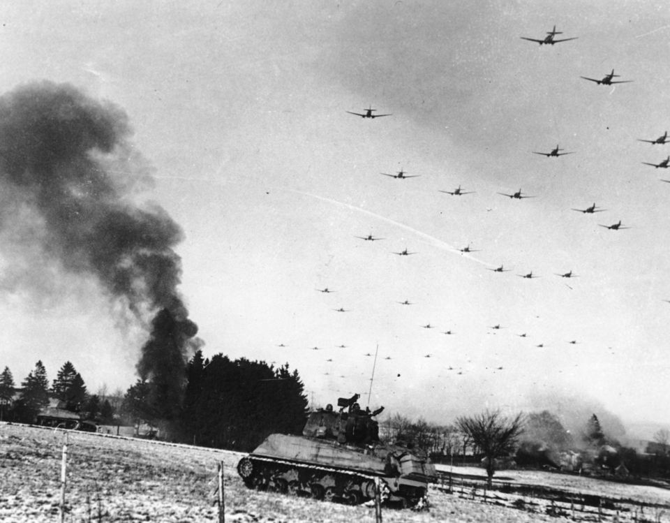 It only had some faux-drama for the first few days because the skies were cloudy and the Allies could not use airpower effectively. Once the skies cleared around Christmas, the Germans were stopped dead in their tracks.