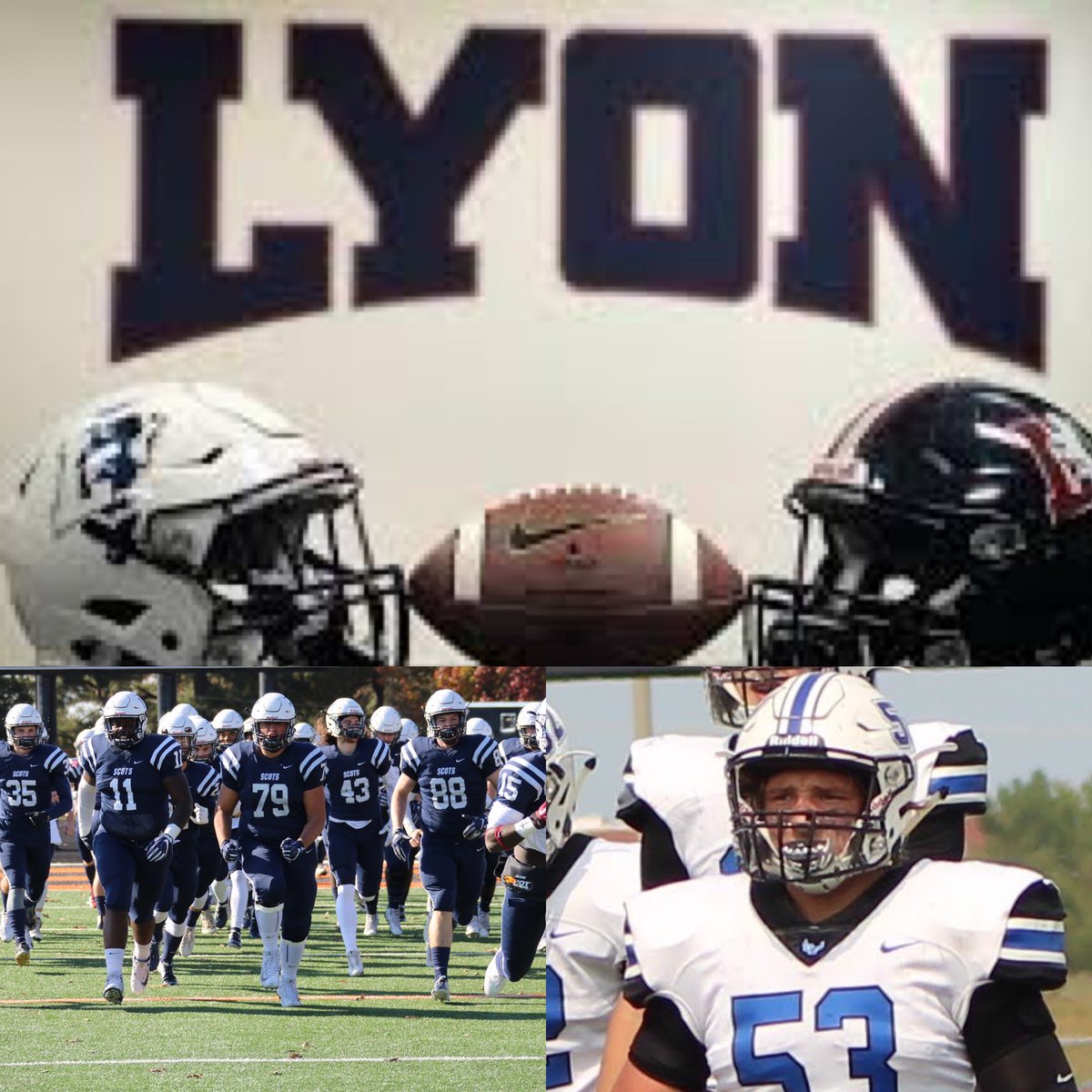 RecruitGEHSFB's tweet photo. Congratulations to @JacobFoster53 on his offer from @LyonScotsFball!! #BlazerFamily https://t.co/b8OrkbMzPc