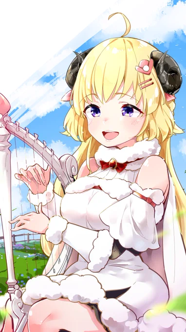 #つのまきあーと 
#こえていくホロライブ 
角巻わため
hololive 2nd fes. Beyond the Stage応援
ファンアート30日連続投稿 26日目 