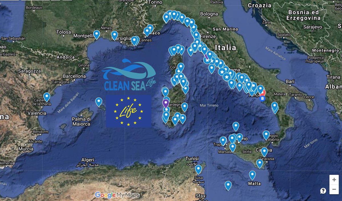 CleanSeaLIFE's tweet photo. The 1st #marinelitter trial in Italy will go to court in February! Prosecutors asked @CleanSeaLIFE track this massive #biofilterspill in the #Mediterranean. Through #citizenscience we ID 🔴origin and 🔵extent of spill &amp; collected 260,000+ carriers. Millions still out there... 😠 https://t.co/6Gd1evVHT4