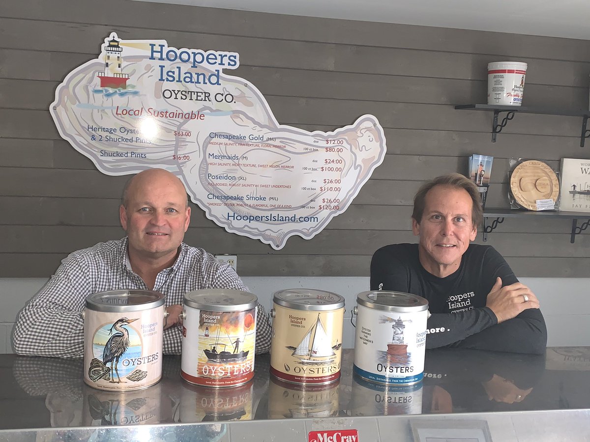 AndreaVernot's tweet image. . @HoopersIsland Holiday oyster pop up w/4th heritage tin, original art, shucking gear &amp;amp; fresh oysters 12/18, 2-5PM, 837 Ches Dr