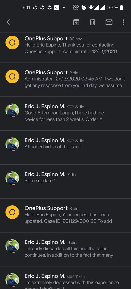 Eric_espino_m's tweet image. @OnePlus_USA They are super devices no one takes them away 😍... But the support and warranty is dire and awful.  Please take this into consideration before making a purchase... #NoOnePlus #OnePlus