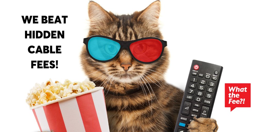 Last year, after advocacy by  @publicknowledge and CR, Congress passed the Television Viewer Protection Act which goes into effect on Sunday & requires pay-TV providers to tell consumers the total monthly charge for service, including fees, before they sign up.  #WTFee 3/6