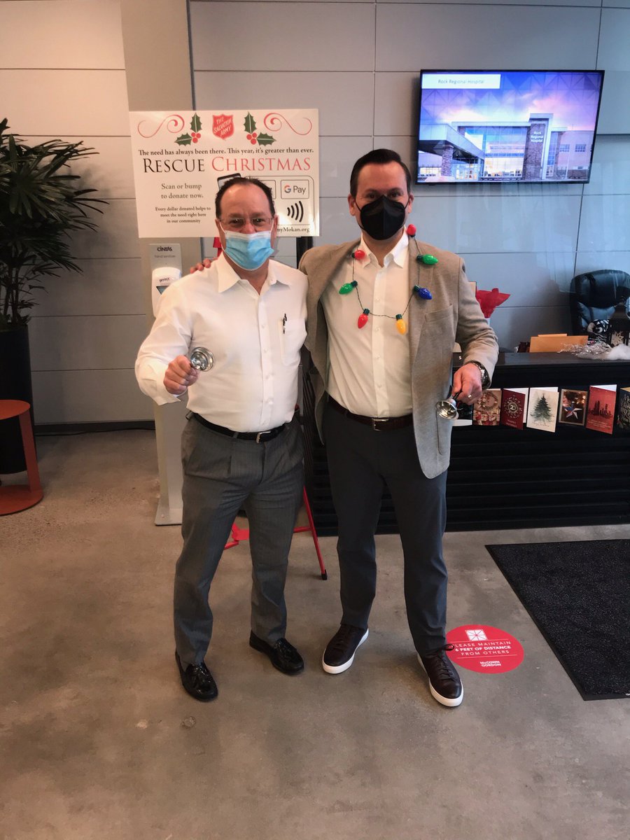 rcherafat's tweet photo. Love this tradition of supporting The Salvation Army every holiday season. Thanks to all of our associates @McCownGordon for their support. @BrettGordo1 #kansascity https://t.co/coXug5ynBQ