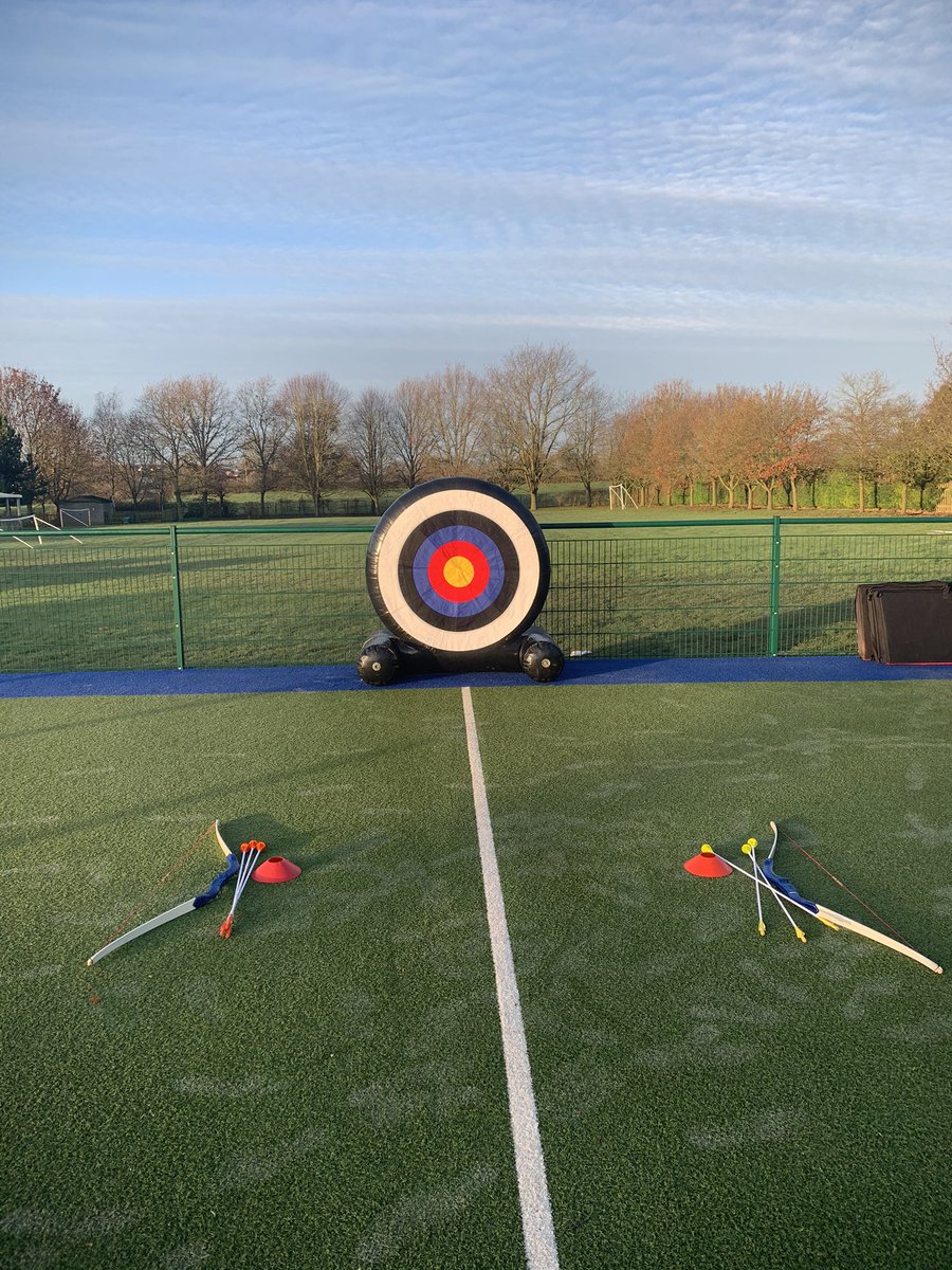 ta_archerytag's tweet photo. What a great few days we had @malmespri We were able to give the year 6 pupils the opportunity to try Archery Tag, which they loved. We did S.A.F.E Archery with year 2-5, using some of our hand made targets to provide a bespoke Christmas event. https://t.co/zgmojyycK9