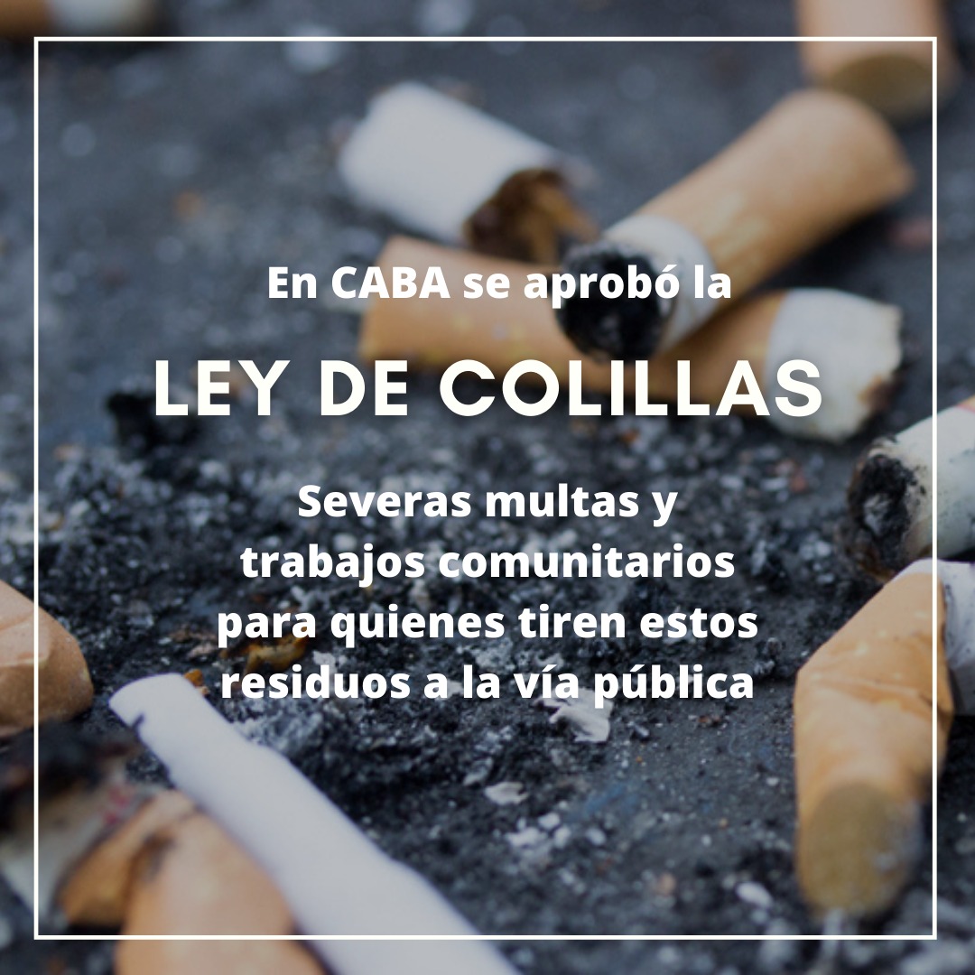 conexanimalnet's tweet photo. Se sancionó la #leydecolillas en CABA. Multas de hasta $25.000 para aquellos que las arrojen a la vía pública. También se prevén actividades comunitarias ambientales para los infractores
@carodiotti @fedeamador1 https://t.co/TTukXYmbq6