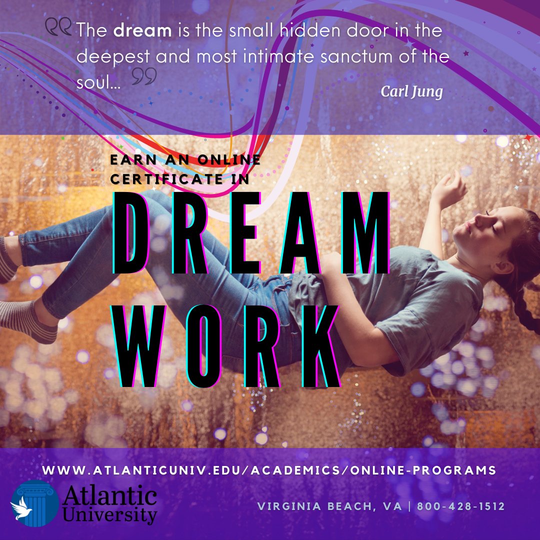 Two 12-week certificate programs starting in January! Dreamwork and Parapsychology. Which one will you choose? conta.cc/2K10yqk