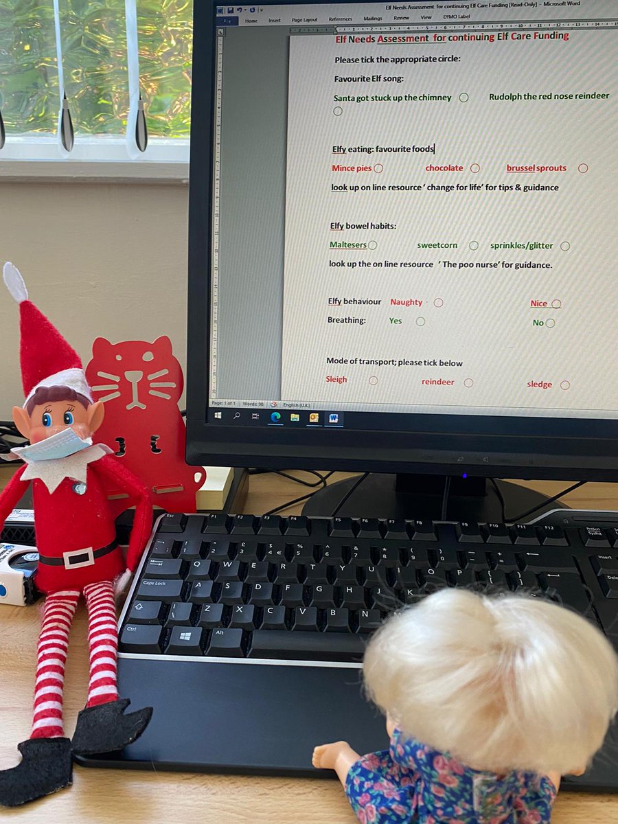 LancsHospPaeds's tweet photo. Day 16. Elf is spending the day with the Children's Complex Needs Nurse's. Elf is now competent and confident at completing an Elf needs assessment @Victori77316296 https://t.co/hyIKBlUQm7