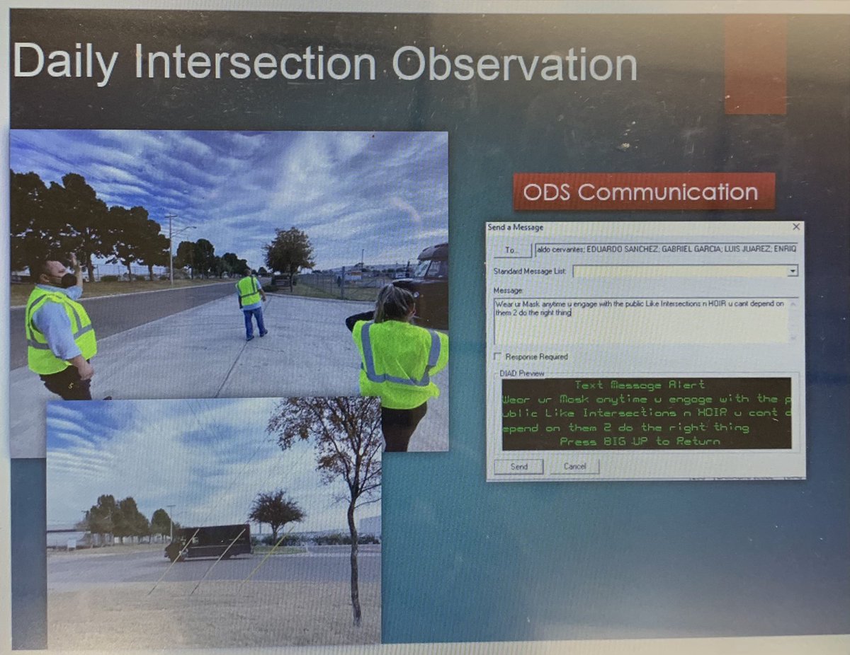 Laredo has a crew of safety at the guard gate! Guaranteed no employee will enter without getting the safety message! Laredo drivers have been Zero Hero’s in October, November and striving for a December to Remember!