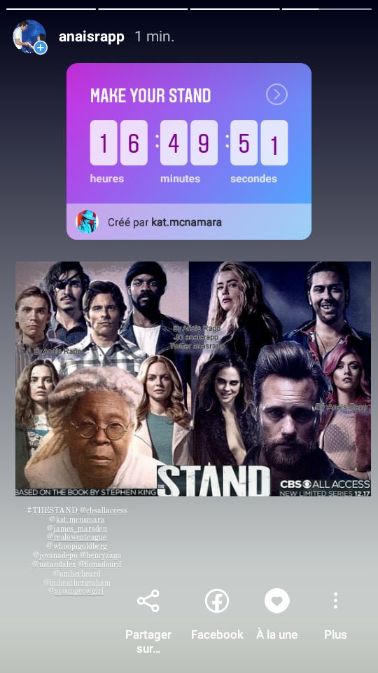 anasrapp's tweet photo. Tomorrow #THESTAND.
#WhathappensinVegas #thestand
#stephenking #KatherineMcNamara #alexanderskarsgard #cbsallaccess #fionadourif #natwolff #whoopygoldberg #owenteague #odessayoung #heathergraham
#fanArtFriday #poster
#thestandedit #digitalart #cbs #TheStand @Kat_McNamara https://t.co/OlWqgqSTwz