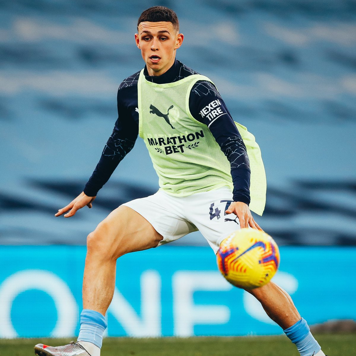 47  @PhilFoden he's the best English youngster atm he was stunning so far he didn't get the chance he deserves I don't like playing him a left winger while he performs way better deep in midfield
