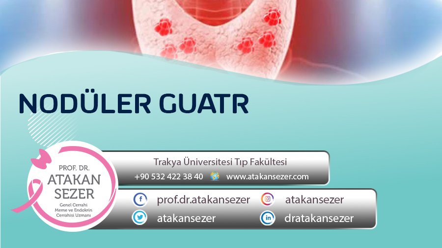 Tiroid hücrelerinin aşırı çoğalması sonucu tiroid bezinde oluşan kitlelere veya içi sıvı dolu kesiciklerden (kistik) oluşan kitlelere tiroid nodülü adı verilir.

🌐 Web: atakansezer.com

#profdratakansezer #atakansezer #erkenteşhis #guatr #nodülerguatr #tiroid