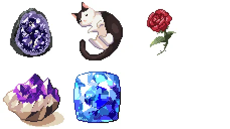 一般ゲーム 
ちょっとづつ作ってます。
これはにやすけさんが描いてくれたテスト用のドット絵
うめぇ! 