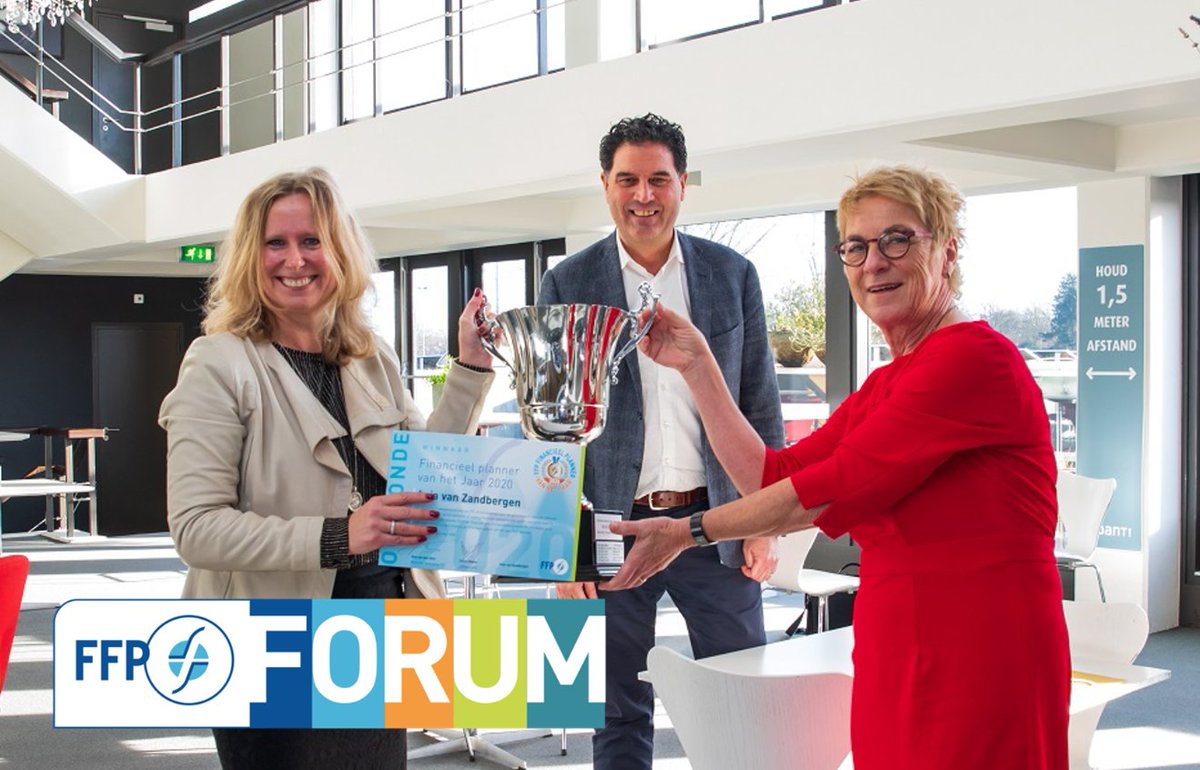 De FFP Financieel Planner van het Jaar 2020 is bekend... Gefeliciteerd, Anja van Zandbergen FFP CFP® We zijn blij dat we van het eerste online FFP Forum en de bekendmaking van de winnaar toch een mooi feestje mochten maken!