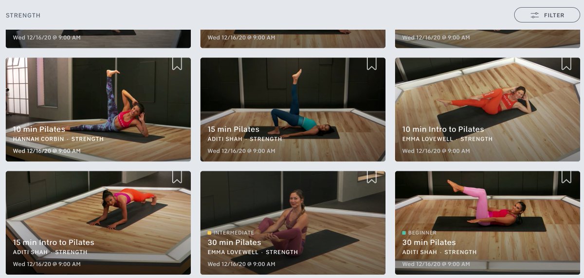 Forehanderbilt's tweet photo. Christmas came early... I woke up this morning to a screen full of @onepeloton pilates classes with @emmalovewell :) #IGotYou https://t.co/UA0sLrp9Ge