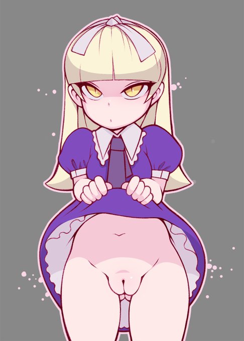 メガテンのアリスちゃん(正面)描きました 