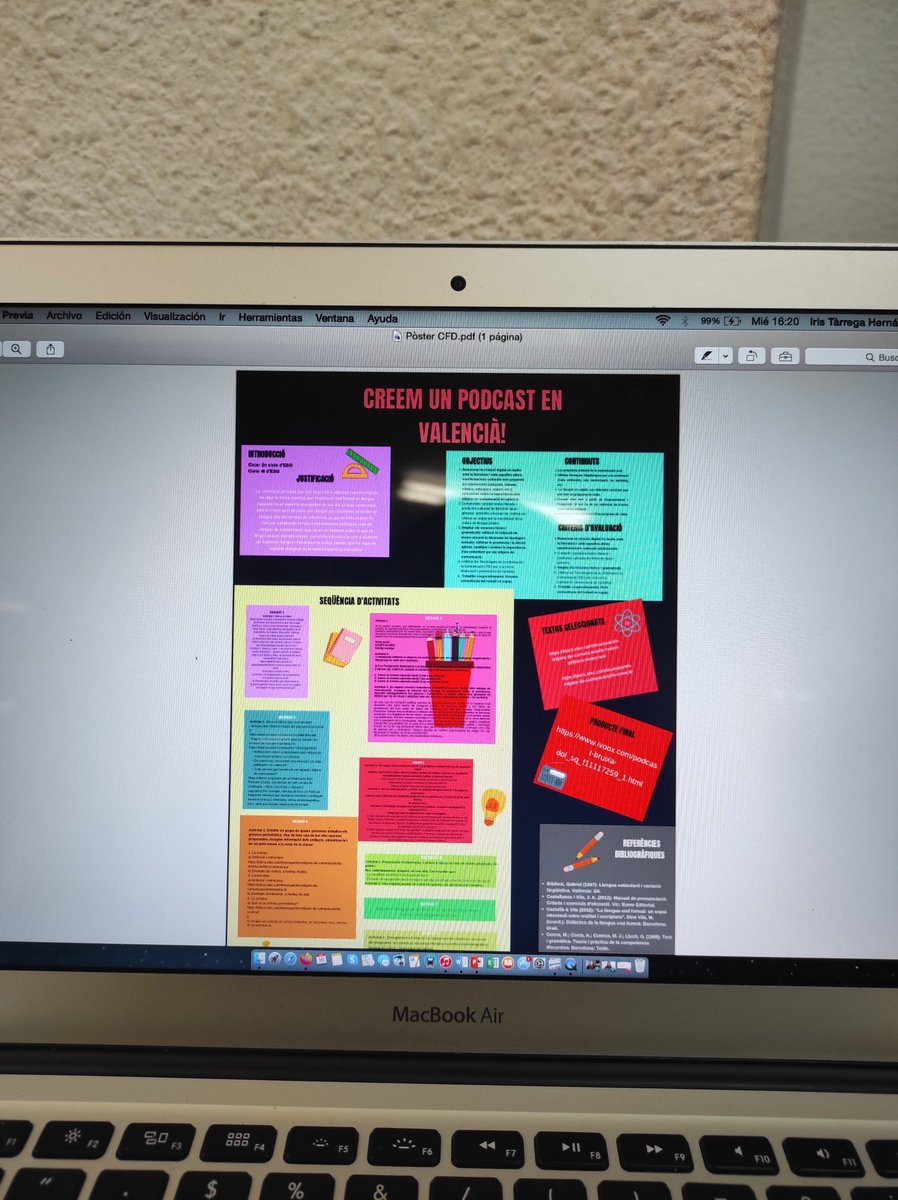 Hui hem presentat el nostre projecte a l'aula! 😊
Prompte el podreu trobar al nostre Sites🌼
<a href="/complementsUV/">complements</a>
#ComplementsUV2020