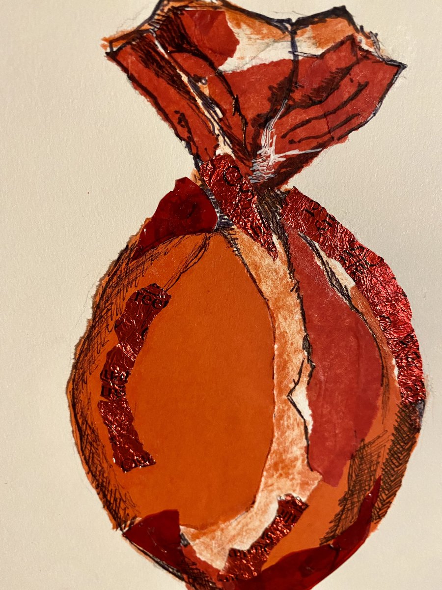 PlymptonArt's tweet image. Our Year 9 ‘Quality Street’ countdown continues! Strawberry cream today! 🍓 #drawing #mixedmedia #theredone @PlymptonAcademy