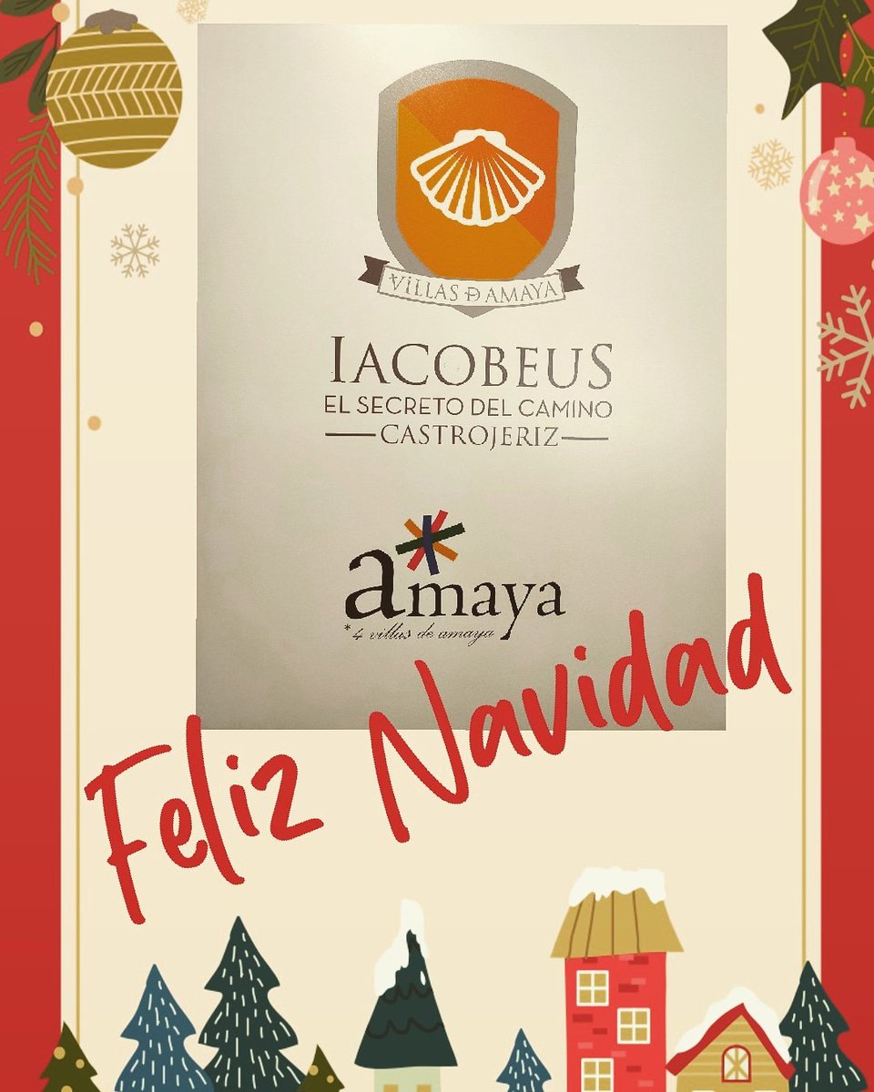Desde el Centro de Interpretación #Iacobeus os deseamos una Feliz #Navidad y un Próspero Año Nuevo 2021🍇 @turcastrojeriz @cuatrovillas <a href="/medievum/">@medievum</a> <a href="/fabulantisamaya/">Fabulantis</a> #pisorica <a href="/cdesantiagoccs/">CAMINOdeSANTIAGO</a> <a href="/BurgosTur/">Burgos Origen y Destino</a> @CyLesVida