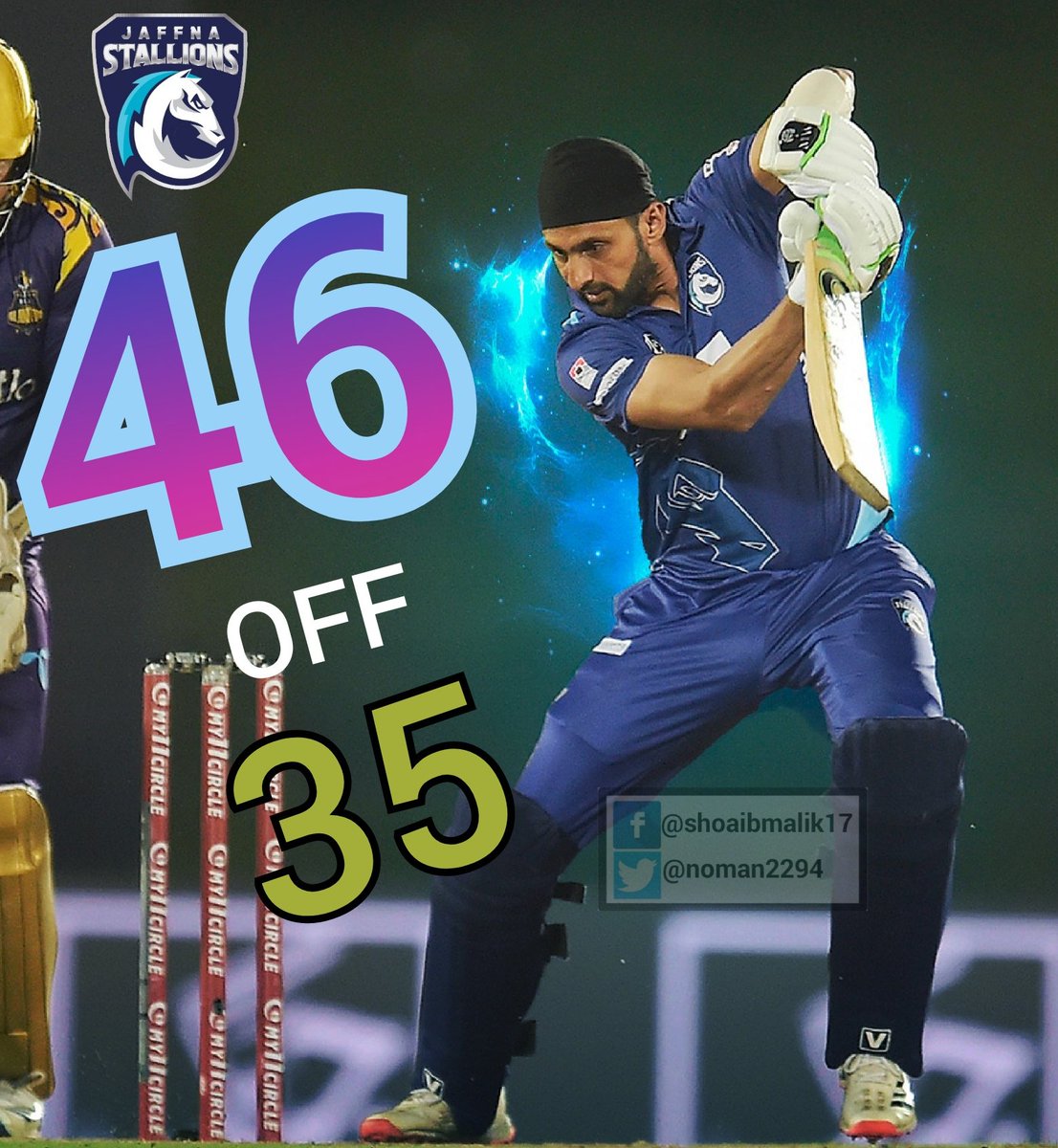 Well played Shoaib Malik 🏆
#LPL2020 #Cricket #JaffnaStallions