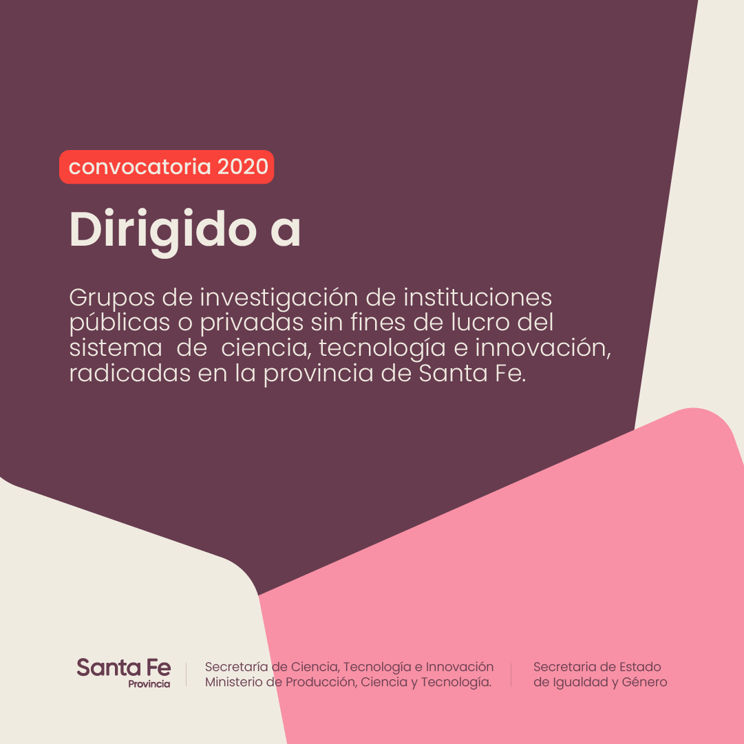 CienciaSantaFe's tweet photo. 👩🏻‍🔬👩🏻‍💻 ¿Tenés un proyecto científico, tecnológico o de innovación con perspectiva de género? 👉🏽 ¡Sumate a la nueva convocatoria que lanzamos junto a @GeneroSantaFe!

⏳ Tenés tiempo hasta el 21 de diciembre.
ℹ Acá te dejamos más info, bases y condiciones: https://t.co/Pc6KoAuJe0 https://t.co/FvL1tUB5Np