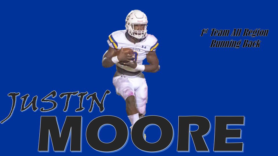 RobStowe4's tweet photo. Continue to join me in congratulating these Wilcox County Patriots for earning Region 4 A 1st Team Honors: Offensive Lineman Curt LeFlore, Runningback Justin Moore, and Quarterback Abe Stowe. #DOMR @curtisleflore1 @Slimeba42461274 @AbeStowe1 @RecruitGeorgia @CoachCMorgan1 https://t.co/nKt83fzRF0