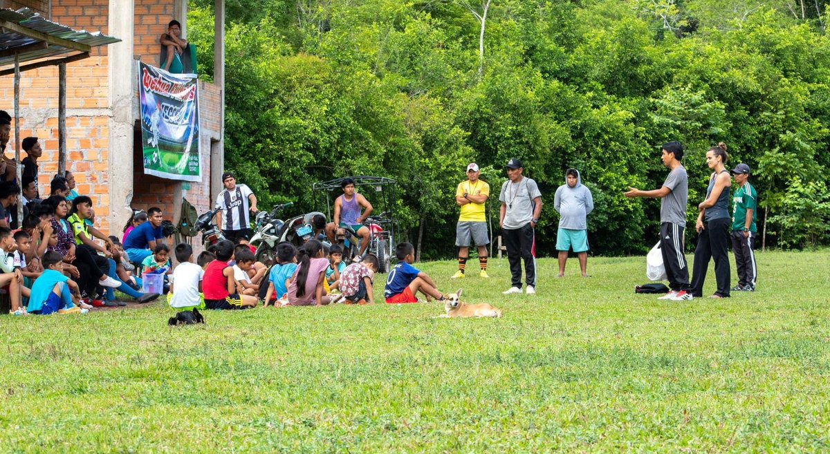 QuechuaFC's tweet photo. During our recent Tarapoto trip, we enjoyed fellowship with our co-workers &amp; soccer players from Tarapoto, Chazuta, Tunumba, &amp; Santa Martha. We have more than 250 soccer players now! Please pray for these teams as they seek to improve on the soccer field, &amp; mature spiritually! https://t.co/kU7MWM4XAF
