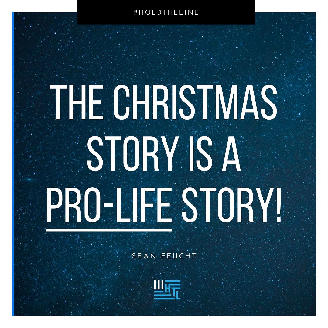 The Christmas story is a pro-life story! 

That God would use a teenage woman’s unplanned pregnancy to usher in His greatest gift to mankind... 😭😭😭

#HoldTheLine