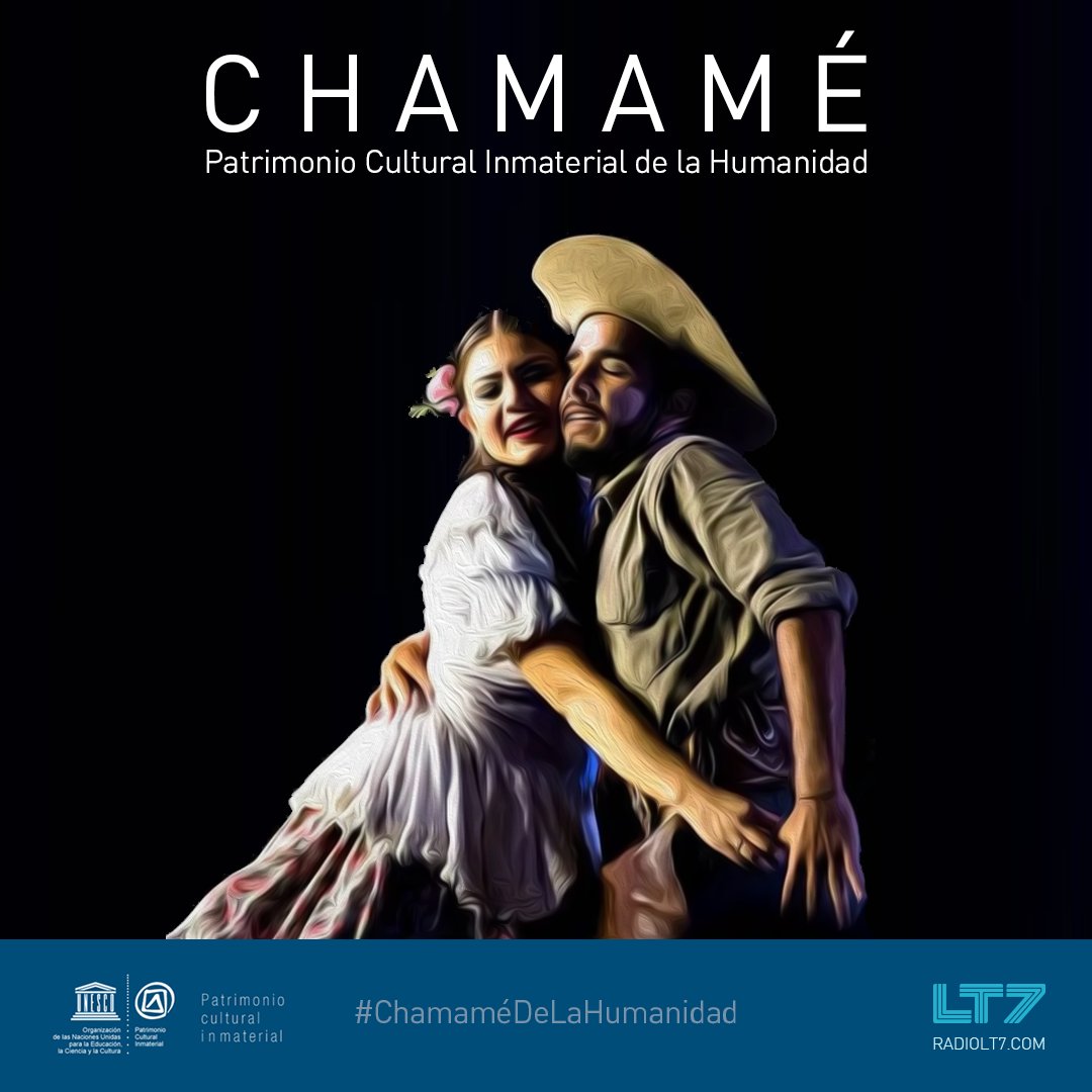 LT7Noticias's tweet photo. CHAMAMÉ ✨🎹🙌 "Patrimonio Cultural Inmaterial de la Humanidad" declarado por la UNESCO 💪😘👏 ¡YiYiYiuuurrrrr!

¡¡¡ALEGRÍA Y ORGULLO DE LA NACIÓN CHAMAMECERA!!!
#ChamaméDeLaHumanidad
#Corrientes https://t.co/1s3XAb8cVH