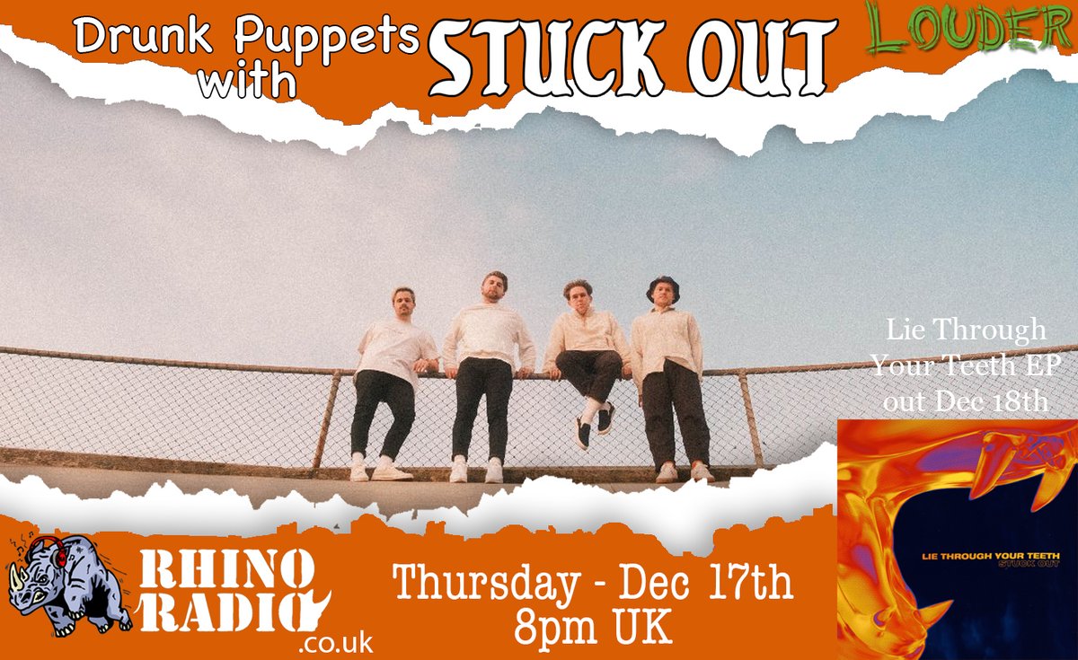 Get ready to talk lies and puppets w/ <a href="/stuckoutband/">STUCK OUT</a> and @Loud_Ore from 8pm UK. Join the party w/ bangers from <a href="/harithasanjaya/">haritha sanjaya</a> <a href="/hotbreathgbg/">Hot Breath</a> <a href="/KillerBeKilled/">Killer Be Killed</a> <a href="/KyrosUK/">KYROS</a> <a href="/LordOfTheLost/">Lord Of The Lost</a> <a href="/MammothWVH/">Mammoth</a> <a href="/Midgaruk/">Midgar</a> <a href="/oceangrovemelb/">Old Username (Ocean Grove)</a> <a href="/oldselves/">Old Selves</a> <a href="/plinirh/">Plini</a> <a href="/NFO_Official/">The Night Flight Orchestra</a> @wegivein <a href="/WTofficial/">Within Temptation</a> + more