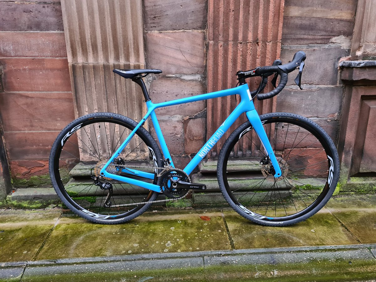 NorthRoadCycles's tweet photo. This rather nice Explorer has just been collected by @manybucks and is going to get filthy on the trans Pennine trail. 

#gravelbike #custombike #bike #buybritish #cycling @GMCycleHiveMind https://t.co/OMwPmRclkc