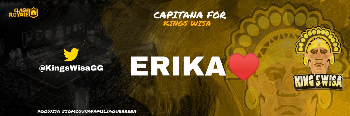 erikap0nce's tweet photo. Gracias @KingsWisaGG por la confianza🥰✨. 

#gowisa https://t.co/6oTSnuzQDz