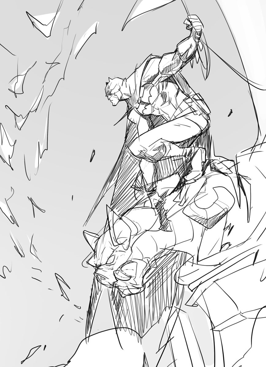 More bat sketches 