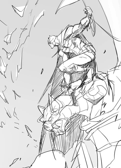 More bat sketches 
