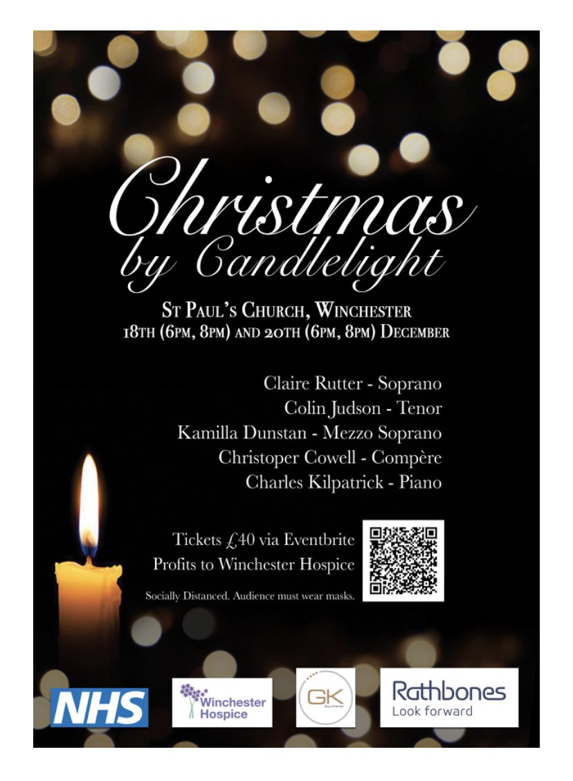 <a href="/LittleKitchenCo/">LittleKitchenCompany</a> is open Friday 18th December until 10pm, perfectly timed for audience members to have some refreshments before or after CHRISTMAS BY CANDLELIGHT, a festive feast of the best Christmas melodies and prose, around the corner at St.Paul’s Church - 6pm and 8pm!