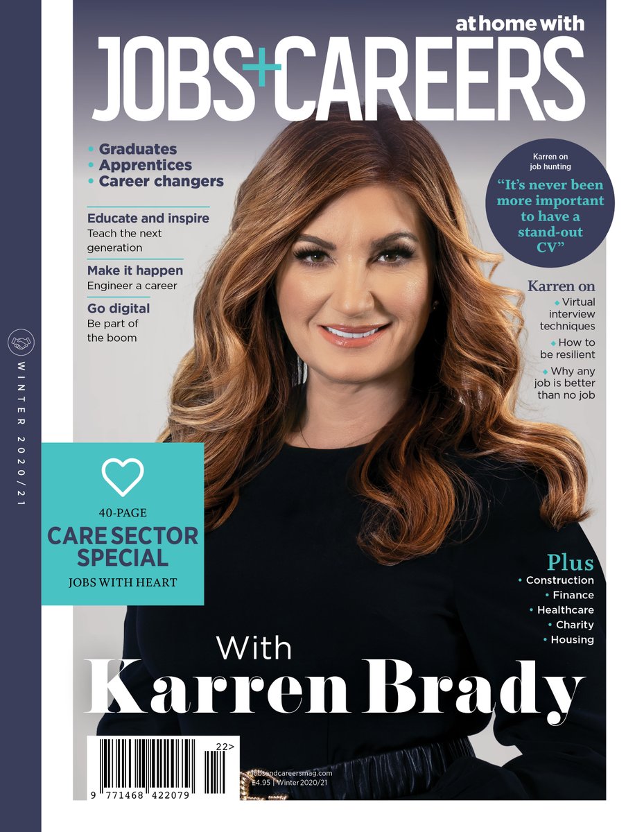 🎄JOBS & CAREERS WITH KARREN BRADY - WINTER 2020/21 IS HERE, JUST IN TIME FOR CHRISTMAS🎄after a tumultuous year, let us point you in the right direction for your career alongside fantastic job advice from Baroness Brady herself! The latest edition is in our bio 🙌 #Careers #Jobs