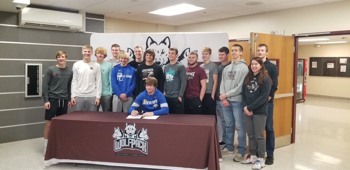 By far, my favorite part of being a coach is watching our athletes sign to play college sports. Congrats <a href="/levivandenbos/">Levi</a>! You've earned this! Proud of you big dog!