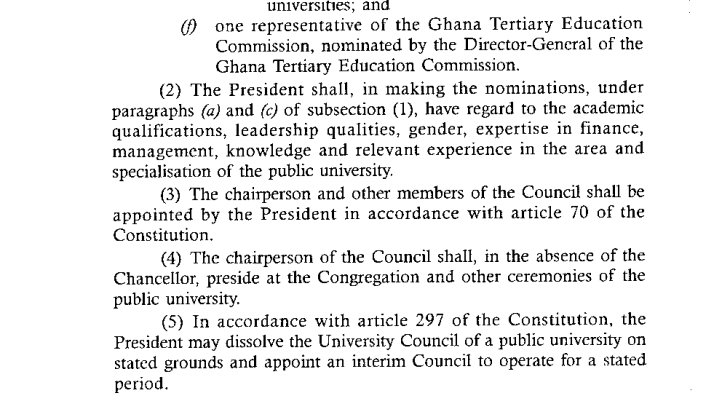 Why are we making this noise? Take a look at the composition of Council and you'll understand our plight!!! Do not politicize our Universities. #dropthePUB now!!!@NAnyidoho <a href="/Joy997FM/">Joy 99.7 FM</a>  <a href="/NJOAgyemang/">Professor Naana Jane Opoku-Agyemang</a> <a href="/NAkufoAddo/">Nana Akufo-Addo</a> <a href="/adomakoampofo/">Akosua Adomako Ampofo #StopGalamseyNow</a> @GHOneTV