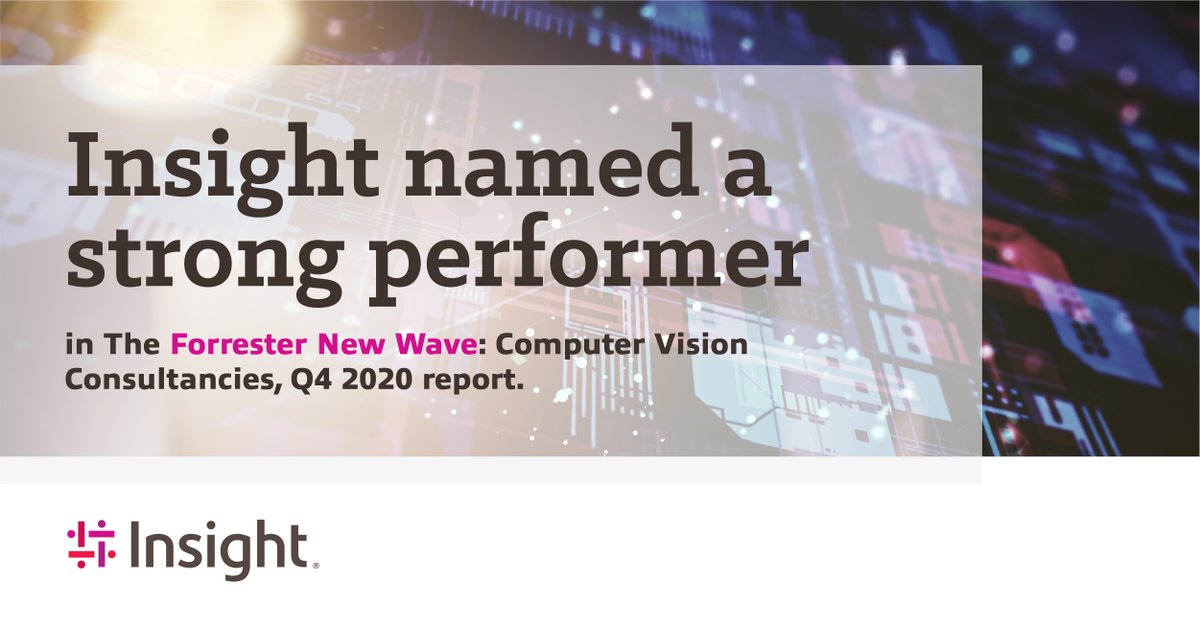 #ComputerVision (CV) is transforming some of today’s most complex challenges — and <a href="/InsightEnt/">Insight Enterprises</a> is leading the way. See why Forrester recently named us one of the top CV vendors in today’s market ➡️ ms.spr.ly/6003pphTF