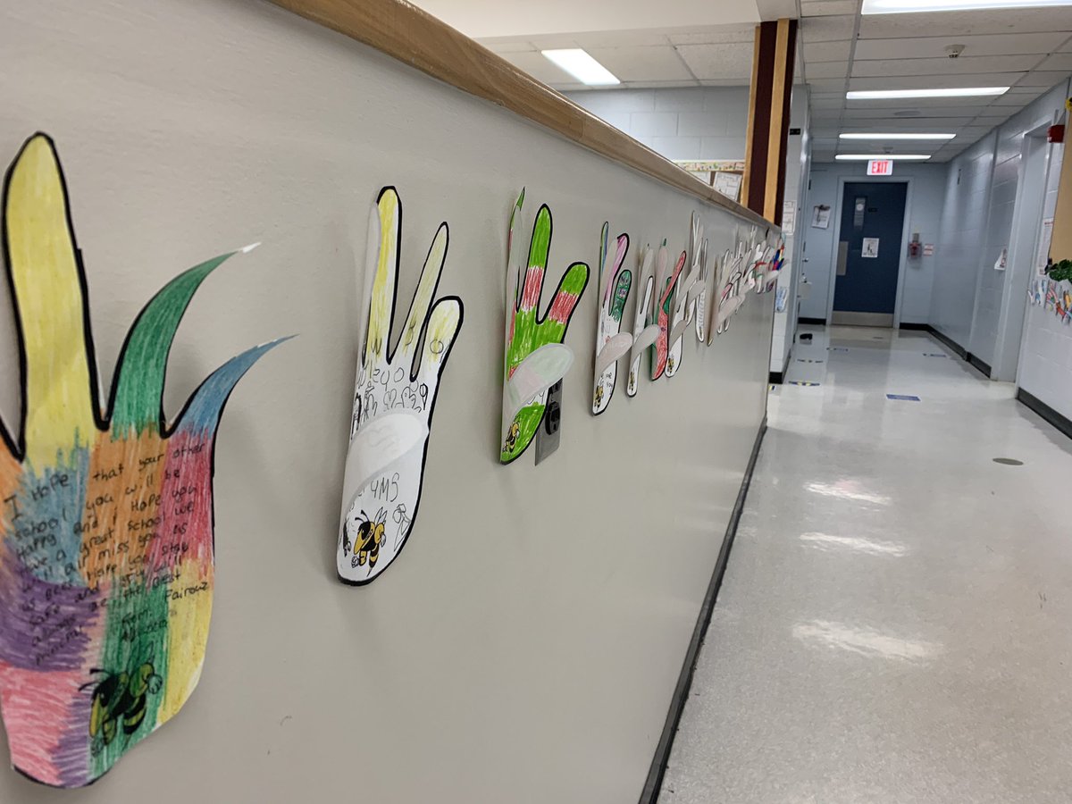 High Fives Social-distance style!  Stringer bees are the best!  #beesomebody