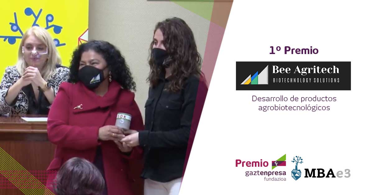 gaztenpresa's tweet photo. 💪 Se han entregado 3 premios, para dar apoyo a más proyectos #emprendedores en un momento complicado. 

🥳 Zorionak! 

1️⃣ @BeeAgritech 
2️⃣ Reboluzing 
3️⃣ Ubyko 

#PremioGaztenpresaMBAe3 https://t.co/rupfvB1jlh